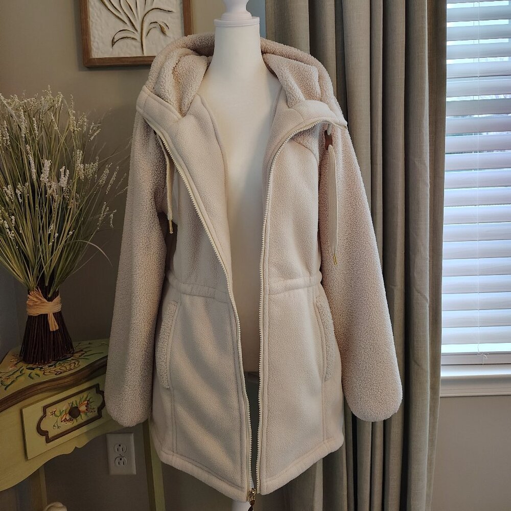 Koolaburra By UGG  - Attached Hood - Adjustable Waist - Side Pockets - Cream - M
